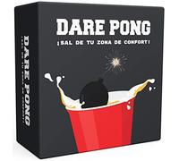 Dare Pong® Beer Pong se Encuentra con Verdad o Reto. Juego de Fiesta y Juego de Bebida para Adultos, Ideal para Beer Pong, Festivales y como Regalo!