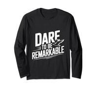 Dare to Be Remarkable - Cita inspiradora Manga Larga