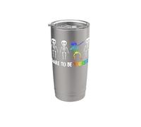 Dare to Be Yourself Shirt | Cute LGBT Pride T-Shirt Vaso térmico de acero inoxidable de doble pared