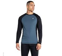 Dare2b Camiseta Interior de Manga Larga Exchange II para Hombre: cómoda Ropa Interior de Tela térmica cepillada Suave, absorción rápida y Secado rápido con Control de Olor Antibacteriano