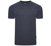 Dare2b Camiseta Persist Camiseta de Entrenamiento para Hombre GIM and Running Camiseta Q-WIC Plus Tejido Ligero con Repelente de olores y Detalles Reflectantes Estampados - Camiseta Deportiva