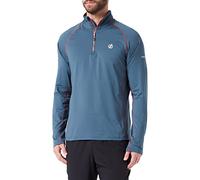 Dare2b Capa intermedia Interfused II para hombre Core Strech para esquí, senderismo y trekking todos los días: tejido elástico con reverso cálido reciclado, secado rápido y cremallera de 1/4
