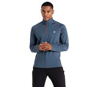 Dare2b Capa intermedia Interfused II para hombre Core Strech para esquí, senderismo y trekking todos los días: tejido elástico con reverso cálido reciclado, secado rápido y cremallera de 1/4