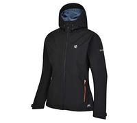 Dare2b Compete-Chaqueta Forrada con Capucha, Tejido Ligero, Impermeable Y Transpirable, Costuras Selladas, Bolsillo con Cremallera Jackets Waterproof Shell, Mujer