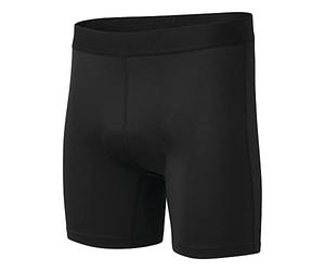 Dare2b Cyclical - Bóxer De Ciclismo, Tejido Ligero De Secado Rápido, Badana De Espuma Cycle Shorts, Hombre, Black, L