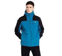 Dare2b Diluent Era Chaqueta de senderismo para hombre Tejido reciclado impermeable y transpirable, 2 bolsillos inferiores repelentes al agua con cremallera y capucha ajustable