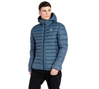 Dare2b Drifter II Chaqueta acolchada/acolchada para hombre Tejido reciclado ripstop resistente a la lluvia con capucha y bolsillos inferiores, óptimo para caminatas