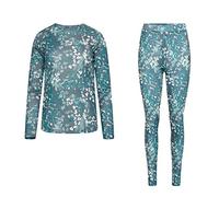 Dare2b ExchangeII Womens BaseLayer Set: cómoda ropa interior de tela térmica cepillada suave, rápida absorción y secado rápido con control de olor antibacteriano