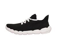 Dare2b Hex-at - Tenis Deportivos de Punto Reciclado para Mujer, Color Negro y Blanco, Talla 5, Negro y Blanco, 38 EU