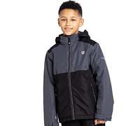 Dare2b Impose III Jacket Chaqueta de esquí para niños,tejido reciclado impermeable, transpirable,faldón para la nieve,costuras selladas,2 bolsillos inferiores con cremallera,capucha técnica ajustable