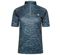 Dare2B Jersey Persist Reciclado, Ligero, de Manga Corta, con Cremallera de 7/8 con Tejido Q-WIC Plus Apto para Senderismo y Ciclismo