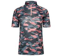 Dare2B Jersey Persist Reciclado, Ligero, de Manga Corta, con Cremallera de 7/8 con Tejido Q-WIC Plus Apto para Senderismo y Ciclismo