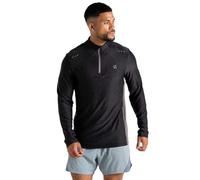 Dare2b Mens Power Up Jersey Stretch Midlayer Camisa de Yoga, Negro, M para Hombre