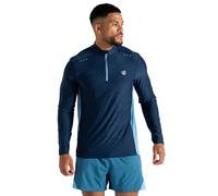 Dare2b Mens Power Up Jersey Stretch Midlayer Camisa de Yoga, Azul, XL para Hombre