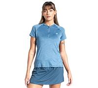 Dare2B Outdare IIIJersey Ligero, Manga Corta, Media Cremallera con Tejido Q-WIC Plus Apto para Senderismo y Ciclismo