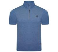 Dare2B Pedal It out Jrsy Camiseta Ligera de Jersey de Manga Corta con Media Cremallera con Tejido Q-WIC Plus y Ribete Reflectante Apto para Ciclismo y Senderismo