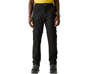 Dare2b Regatta Tuned In II - Pantalón De Senderismo De Corte Recto, Repelente Al Agua con Varios Bolsillos Y Perneras Desmontables Trousers, Hombre, Black, 34