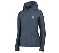 Dare2b Sprint City' Lightweight Quick Drying Kangaroo Pocket Integral Thumb Loops Hoodie Knitwear, Mujer, Meteor Grey, 20
