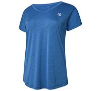 Dare2b Vigilant - Camiseta De Deporte con Cuello De Pico, Tejido Elástico Y Ligero De Secado Rápido T-Shirts/Polos/Vests, Mujer, White, 8