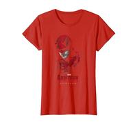 Daredevil Born Again Drip Camiseta, Mujer, Rojo, XXL