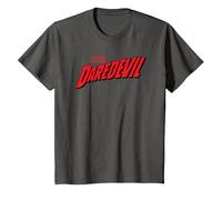 Daredevil Comic Logo Camiseta, Niños, Asfalto, 12 años