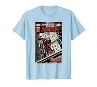 Daredevil Super Issue Comic Cover Camiseta, Hombre, Azul Bebé, 3XL