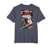 Daredevil Super Issue Comic Cover Camiseta, Hombre Tallas Grandes, Azul Jaspeado, 3X Alto