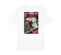 Daredevil Super Issue Comic Cover Camiseta, Hombre Tallas Grandes, Blanco, 5X Alto