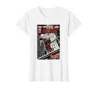 Daredevil Super Issue Comic Cover Camiseta, Mujer, Blanco, 3XL
