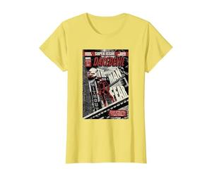 Daredevil Super Issue Comic Cover Camiseta, Mujer, Limón, 3XL
