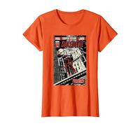 Daredevil Super Issue Comic Cover Camiseta, Mujer, Naranja, 3XL