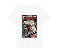Daredevil Super Issue Comic Cover Camiseta, Mujer Tallas Grandes, Blanco, 3XL Grande