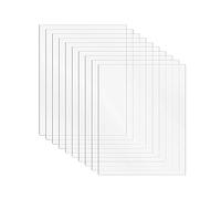 DARENYI 10 Hojas de Acrílico Transparente, 1 mm Transparente Acrílico Plexiglás para Dibujar, Imprimir, Manualidades, Marco de Fotos, etc.（15 x 10cm）