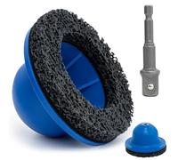 DARENYI Amoladora de Cubos con Accionamiento Cuadrado de 1/2" | Interior de 90 mm y Exterior de 150 mm, Lijadora de Cabeza Esférica y Limpiador de Cubo de Rueda para Coche, SUV y Furgoneta