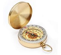 DARENYI Brújula de Navegación, Brújula Luminosa para Senderismo, Brújula de Bolsillo de Metal para Acampar al Sire Libre, Navegación, Orientación y Supervivencia