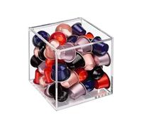 DARENYI Transparente Acrílica Caja de Almacenamiento,Dispensador de Cápsulas de Acrílico,Caja Organizadora,Vitrina Expositora para Colecciones para Mini Figuras,Coleccionables y Modelos Cosméticos