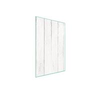 DarHaus Placa protectora de vitrocerámica 35 x 52 cm 1 pieza cocina eléctrica universal para inducción protección contra salpicaduras tabla de cortar de vidrio templado como decoración, MADERA