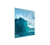 DarHaus Placa protectora de vitrocerámica 45 x 52 cm 1 pieza cocina eléctrica universal para inducción protección contra salpicaduras tabla de cortar de vidrio templado como decoración, OLA