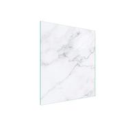 DarHaus Placa protectora de vitrocerámica 45 x 52 cm 1 pieza cocina eléctrica universal para inducción protección contra salpicaduras tabla de cortar de vidrio templado como decoración, MÁRMOL