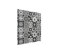 DarHaus Placa protectora de vitrocerámica 45 x 52 cm 1 pieza cocina eléctrica universal para inducción protección contra salpicaduras tabla de cortar de vidrio templado como decoración, MOSAICO