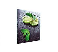 DarHaus Placa protectora de vitrocerámica 45 x 52 cm 1 pieza cocina eléctrica universal para inducción protección contra salpicaduras tabla de cortar de vidrio templado como decoración, CAL