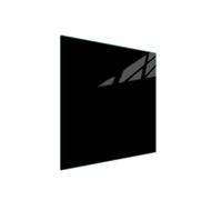 DarHaus Placa protectora de vitrocerámica 50x52 cm 1 pieza cocina eléctrica universal para inducción protección contra salpicaduras tabla de cortar de vidrio templado como decoración negro