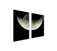 DarHaus Placa protectora de vitrocerámica 65 x 52 cm 2 piezas cocina eléctrica universal para inducción protección contra salpicaduras tabla de cortar de vidrio templado, LUNA