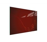 DarHaus Tabla de cortar de cristal, tabla de cocina de vidrio, tabla de vidrio para cortar y servir alimentos, cubierta para la placa de cocina, medidas 30 x 22 cm, ROJO