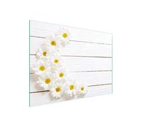 DarHaus Tabla de cortar de cristal, tabla de cocina de vidrio, tabla de vidrio para cortar y servir alimentos, cubierta para la placa de cocina, medidas 30 x 22 cm, MADERA
