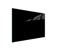 DarHaus Tabla de Cortar de Vidrio Templado - Cubierta de Cocina y Protector de Vidrio Resistente - UNA Pieza 30x22 cm negro