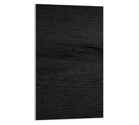 DarHaus Tabla de cortar decorativa de cristal templado y cubre vitro, Placa protectora de vitrocerámica 30 x 52 cm 1 piezas, para inducción, protección contra salpicaduras, decoración, NEGRO