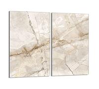 DarHaus Tabla de cortar decorativa de cristal templado y cubre vitro, Placa protectora de vitrocerámica 30 x 52 cm 2 piezas, para inducción, protección contra salpicaduras, decoración, MÁRMOL