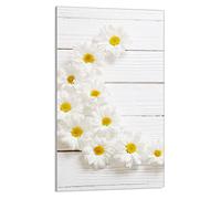 DarHaus Tabla de cortar decorativa de cristal templado y cubre vitro, Placa protectora de vitrocerámica 30 x 52 cm 1 piezas, para inducción, protección contra salpicaduras, decoración, MADERA
