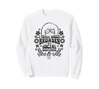 Daria Broaden My Social Horizons Flowers Retro Cartoon Sudadera